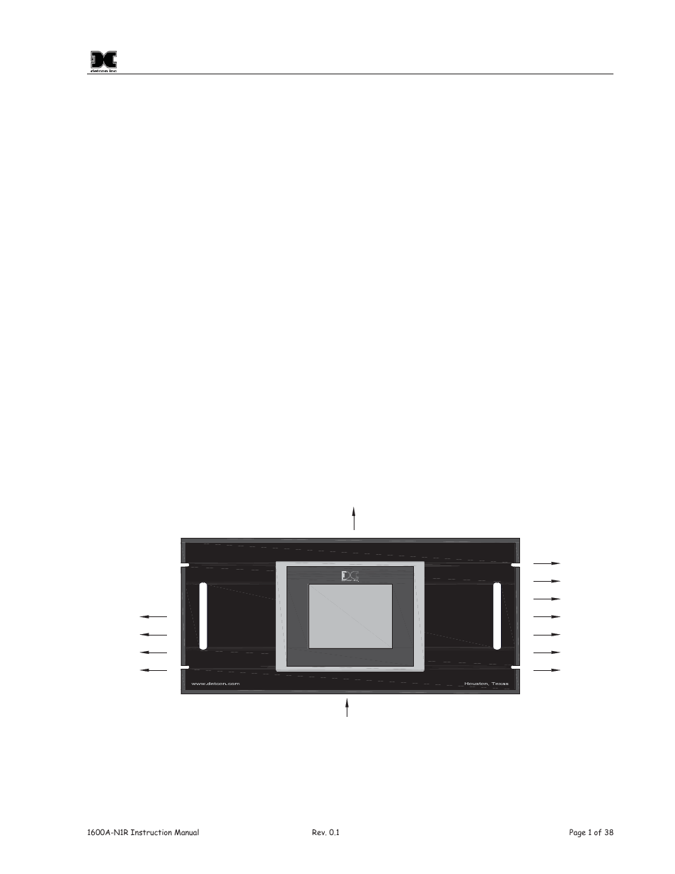 0 introduction | Detcon 1600A-N1R User Manual | Page 5 / 48