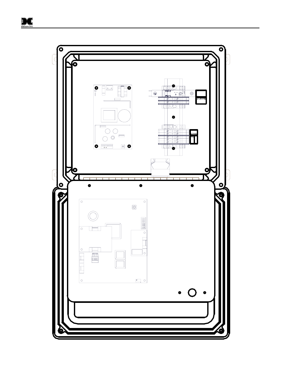 Figure 17 component layout | Detcon 1600-N4X-RD User Manual | Page 18 / 20