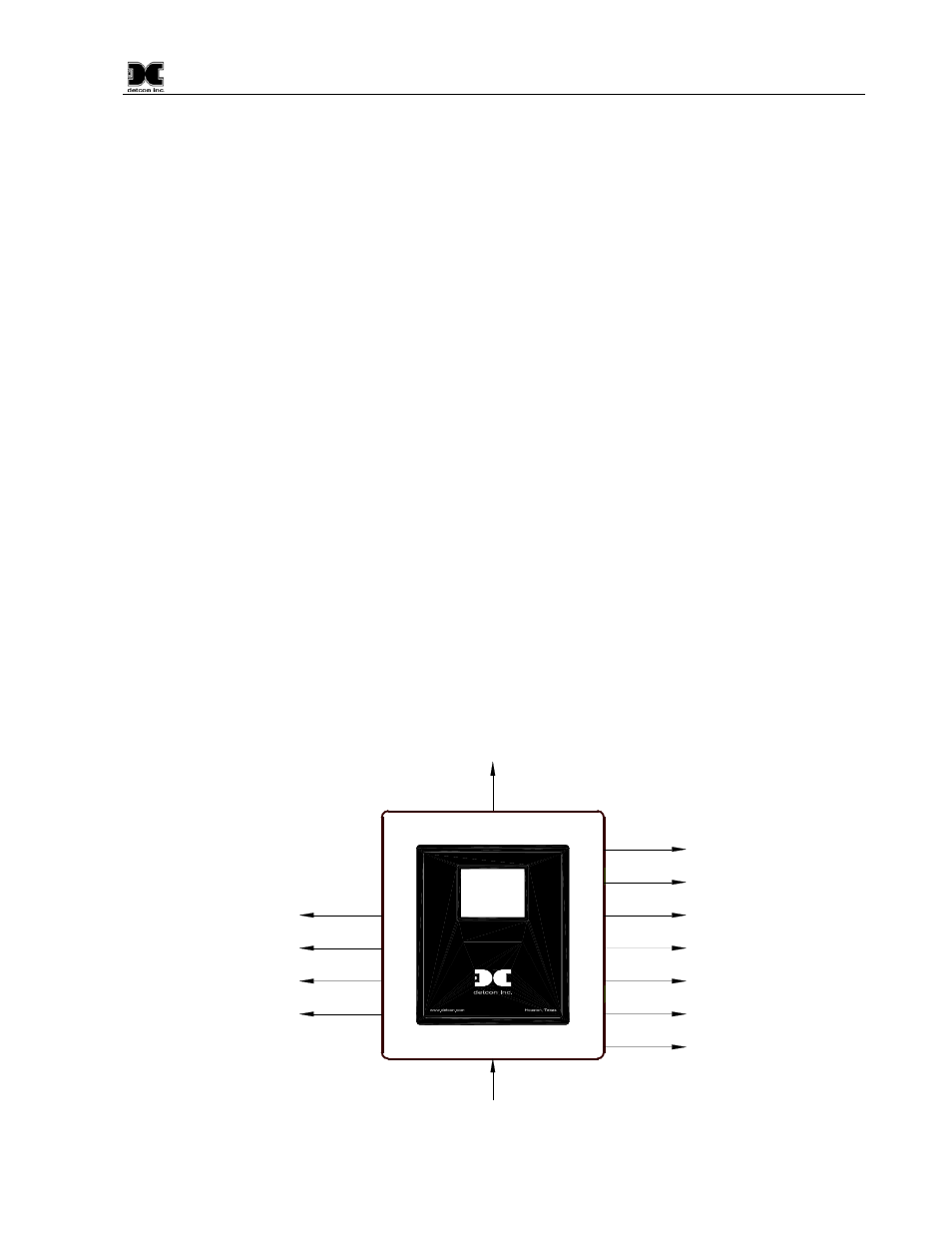 0 description, Description, Figure 1 1600/6400 block diagram | Detcon 6400-N4X User Manual | Page 5 / 42
