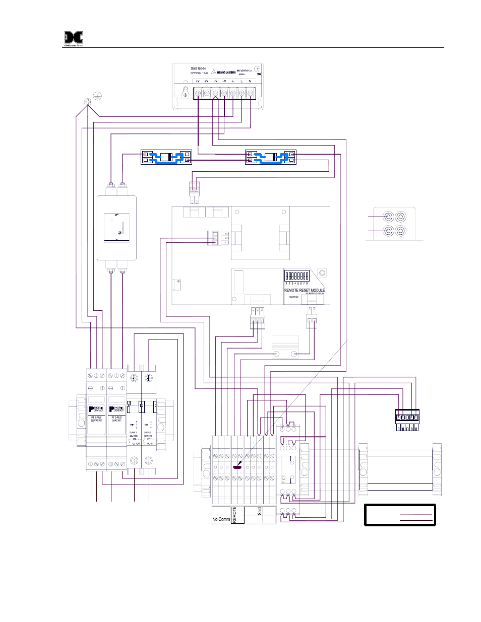 Figure 5 interconnect wiring diagram, Figure 5), Il (figure 5 and | Detcon 6400-N4X User Manual | Page 9 / 42