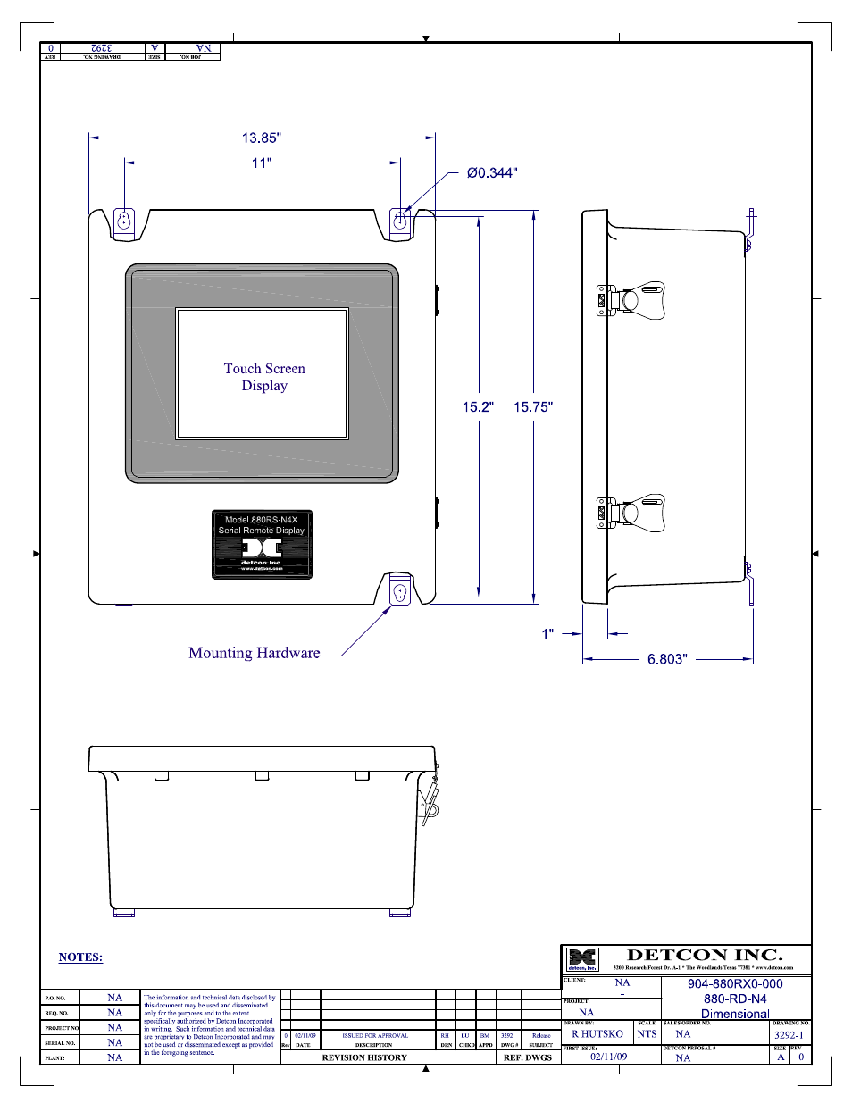 Detcon 880RS-N4X User Manual | Page 21 / 23
