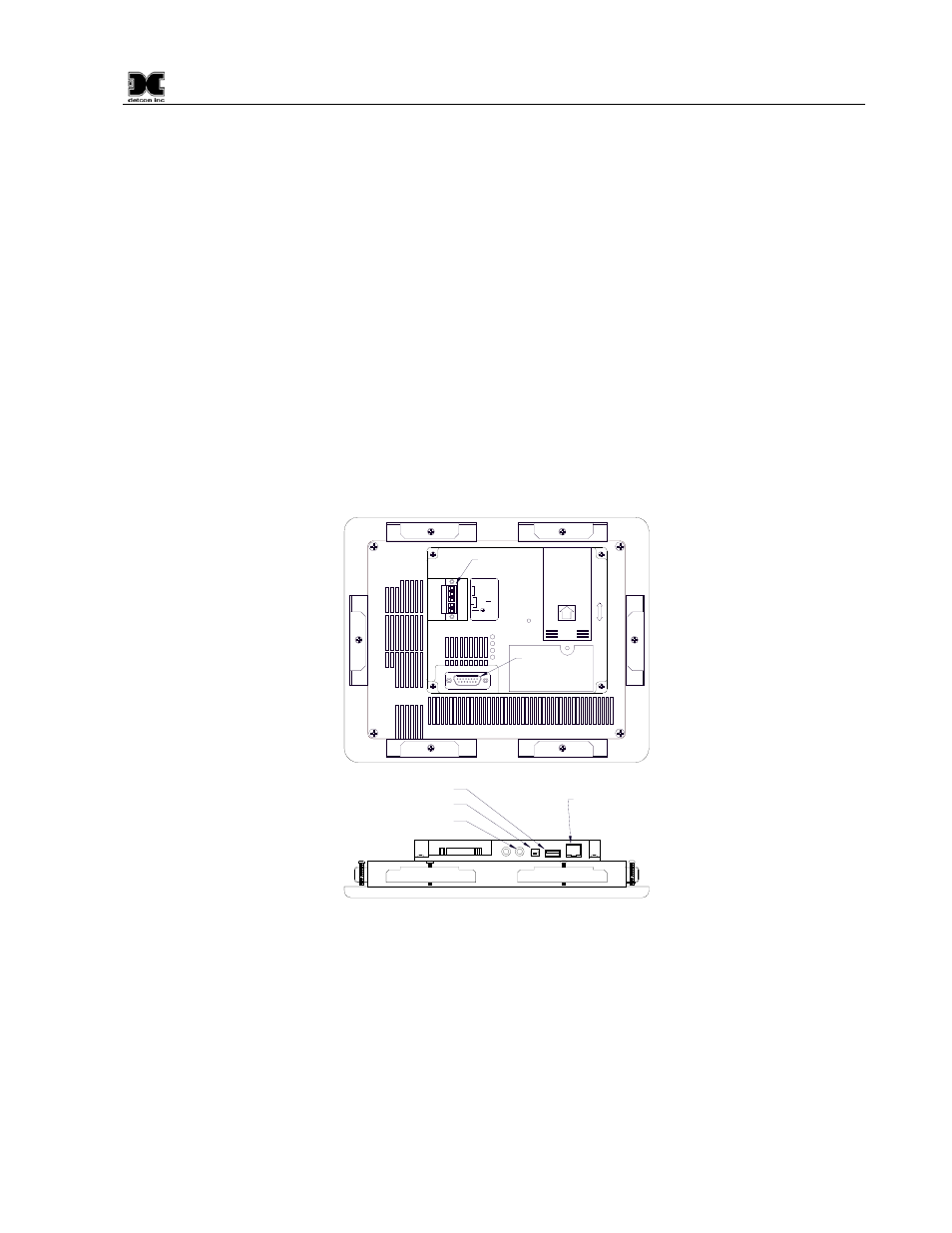 0 introduction, 0 system configuration, 1 touch panel graphic display | Introduction, System configuration, Touch panel graphic display, Figure 1 back of touch panel display | Detcon 880RS-N4X User Manual | Page 5 / 23