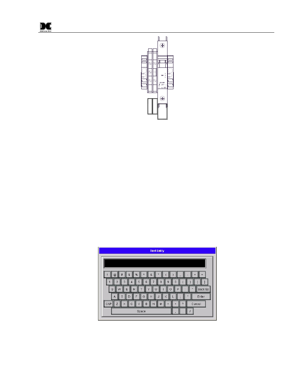 0 setup, 1 user interface, Setup | User interface, Figure 7 typical input power connections, Figure 8 input keyboard | Detcon 880RS-N4X User Manual | Page 9 / 23