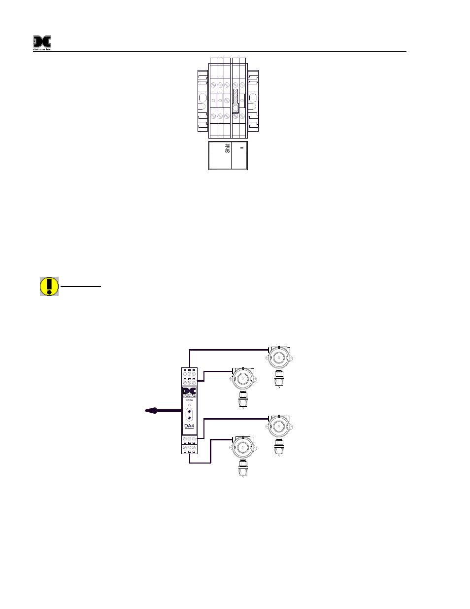 Figure 8 typical rs-485 connections, Figure 9 typical analog sensor wiring, Analog connections | Detcon 880S-N4X User Manual | Page 12 / 43