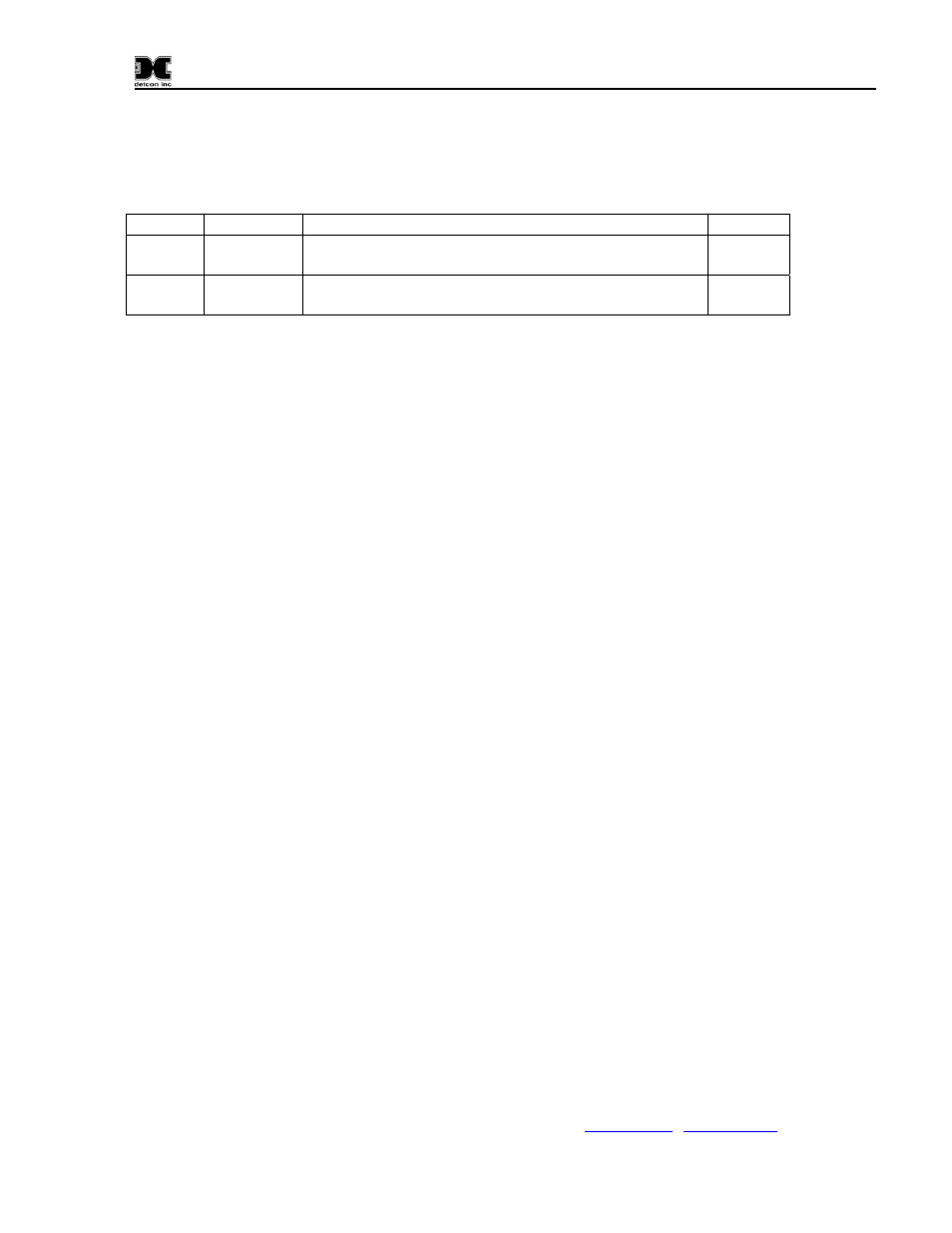 Appendix a, Revision log | Detcon 840 User Manual | Page 33 / 33