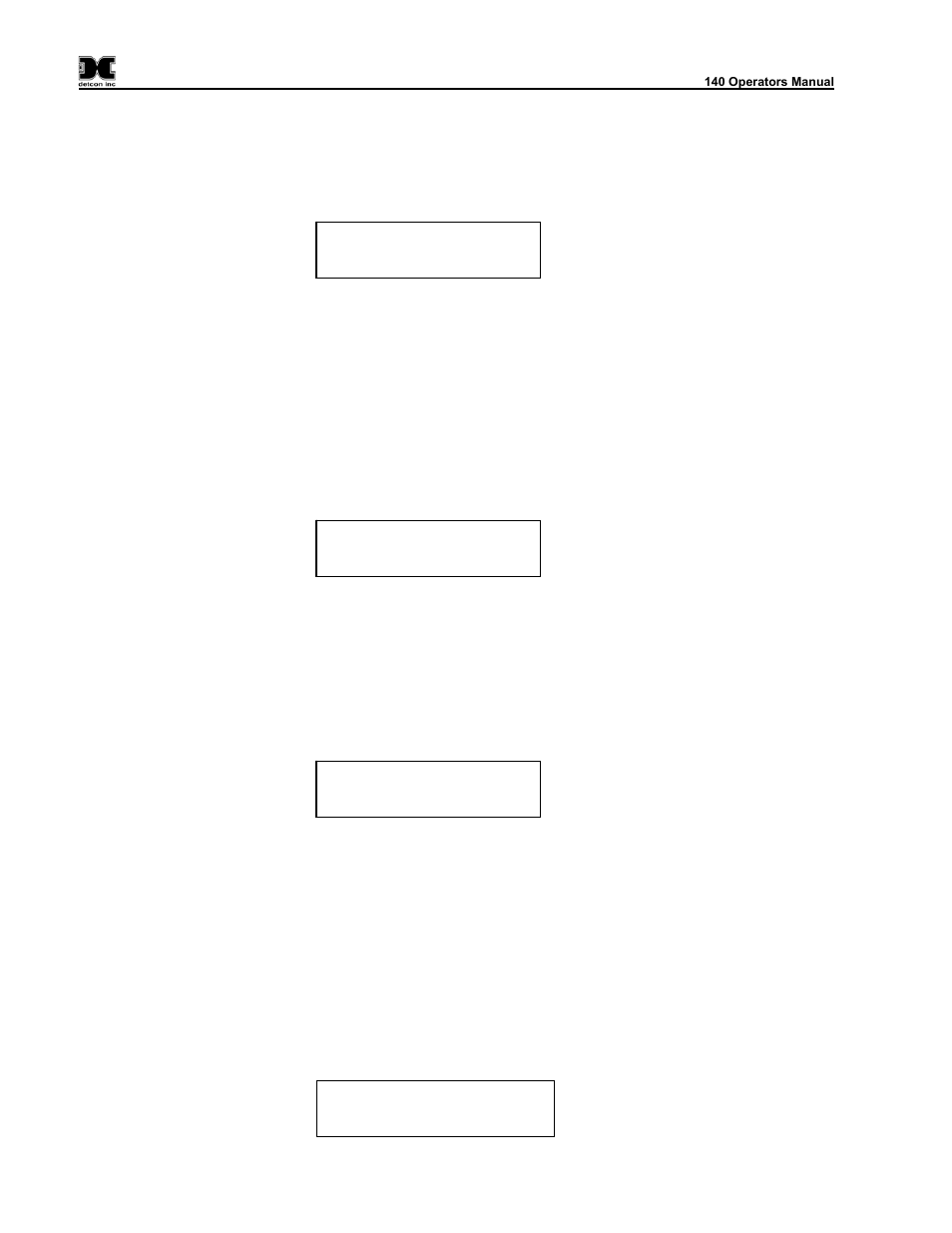 2 calibration mode, 3 set # of channels, 4 set channel range | 5 set channel type, Calibration mode, Set # of channels, Set channel range, Set channel type | Detcon 140 User Manual | Page 18 / 33