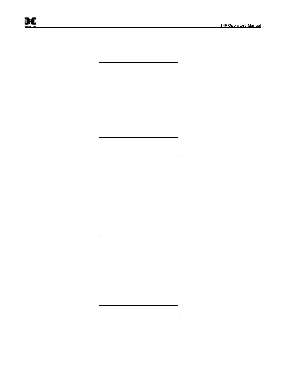 9 set modbus address, 10 view twa and peak readings, 11 view event records | 12 download history, Set modbus address, View twa and peak readings, View event records, Download history | Detcon 140 User Manual | Page 20 / 33