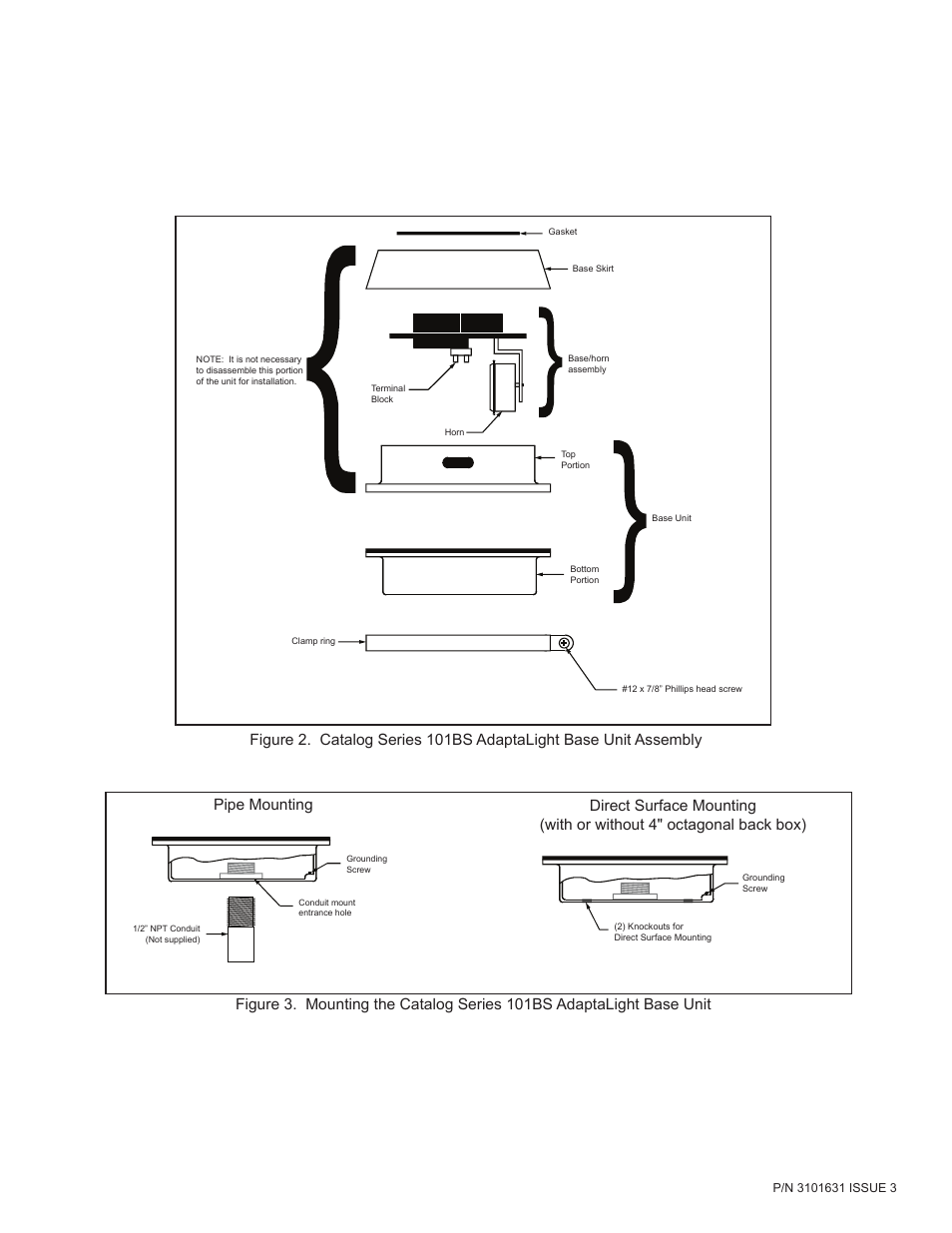 Edwards Signaling 101XBRM Series User Manual | Page 3 / 5