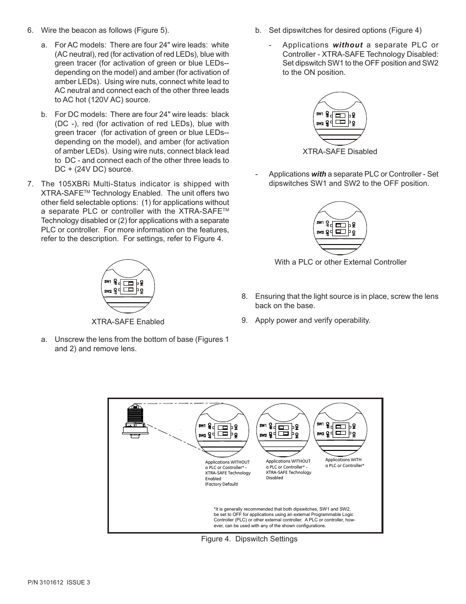 Edwards Signaling 105XBRi Series User Manual | Page 4 / 5