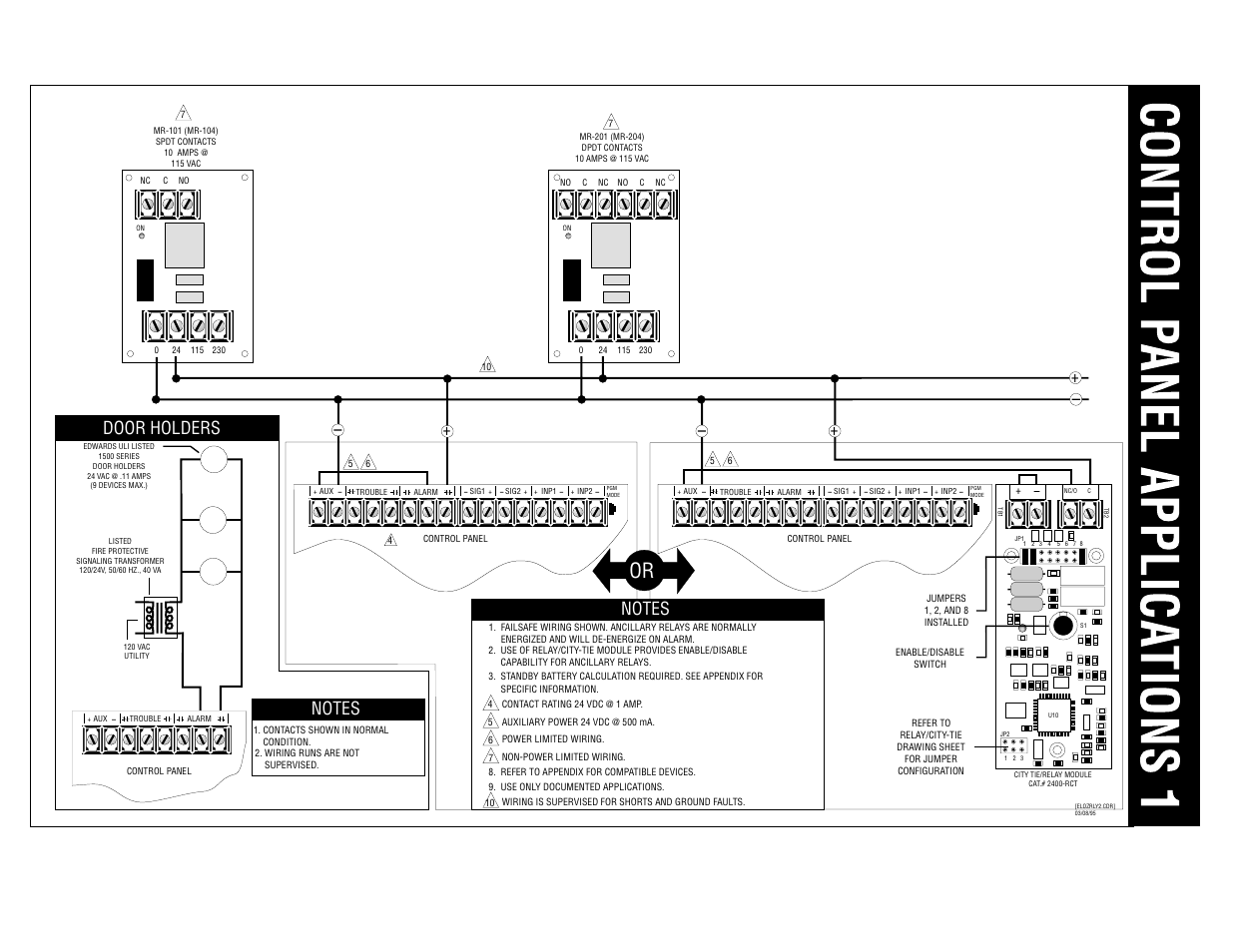 Door holders | Edwards Signaling 2400 Series User Manual | Page 75 / 79