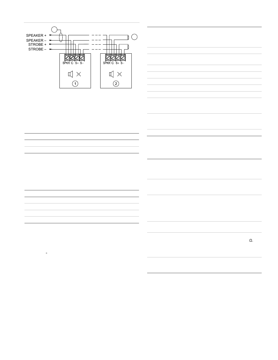 Maintenance, Specifications, Regulatory information | Contact information | Edwards Signaling Genesis Speaker Strobe User Manual | Page 3 / 4