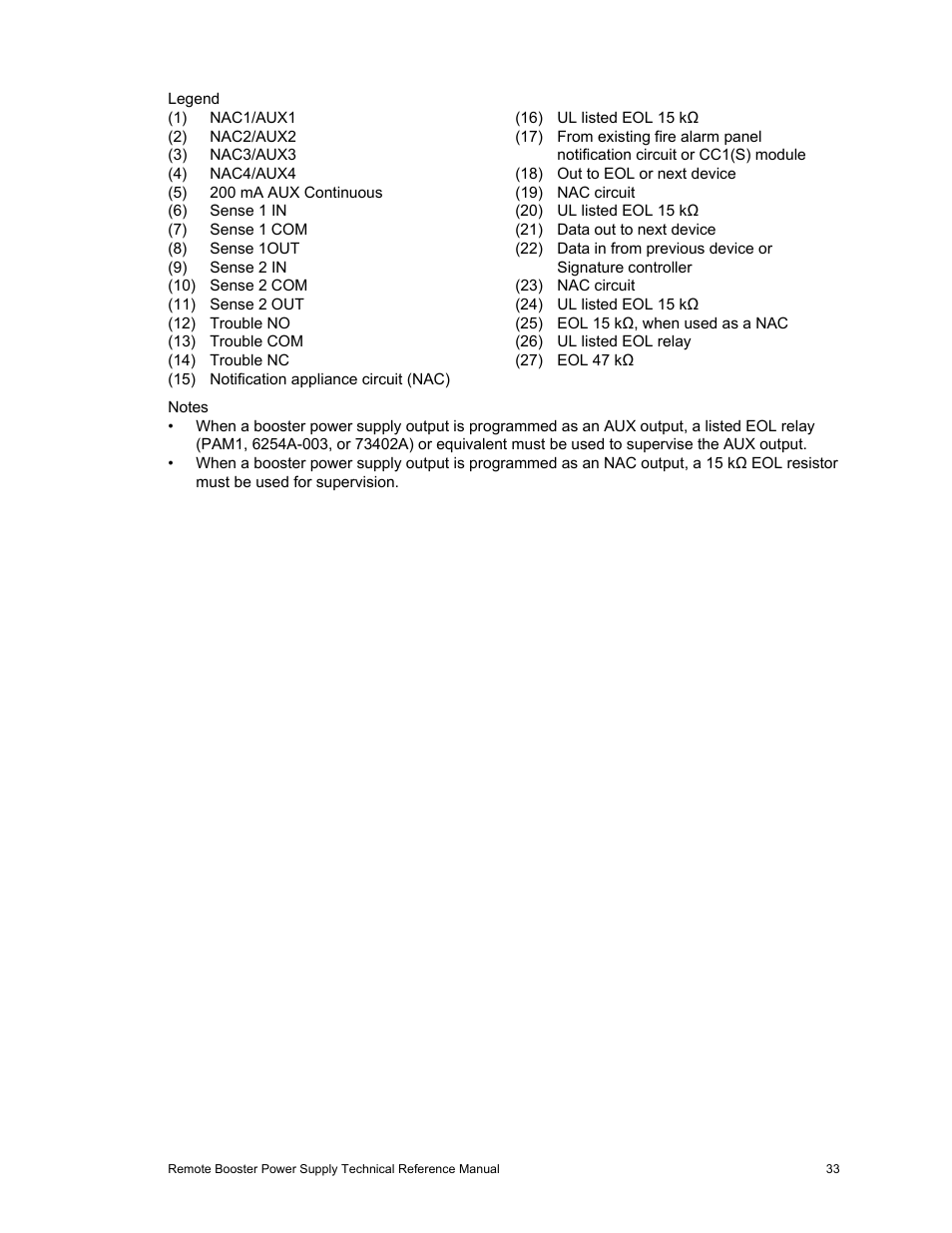 Edwards Signaling EBPS Remote Booster Power Supply User Manual | Page 39 / 64