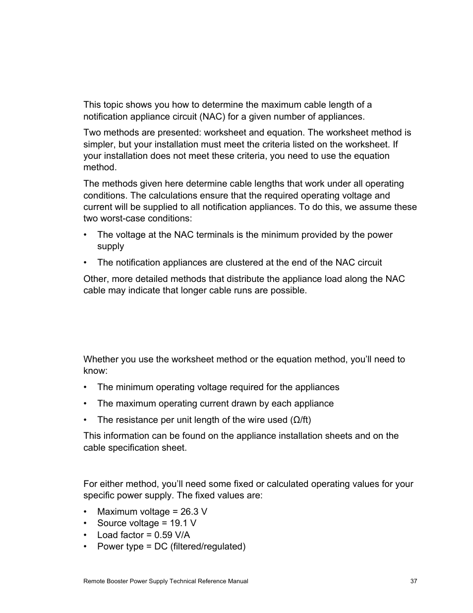 Notification appliance circuit calculations, Introduction, What you’ll need | Edwards Signaling EBPS Remote Booster Power Supply User Manual | Page 43 / 64