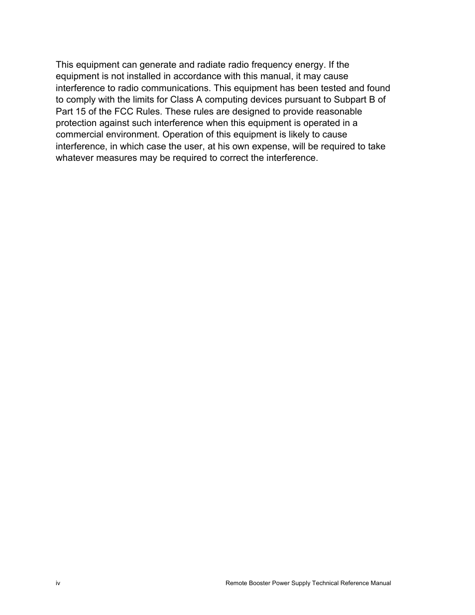 Remote booster power supply fcc compliance | Edwards Signaling EBPS Remote Booster Power Supply User Manual | Page 6 / 64