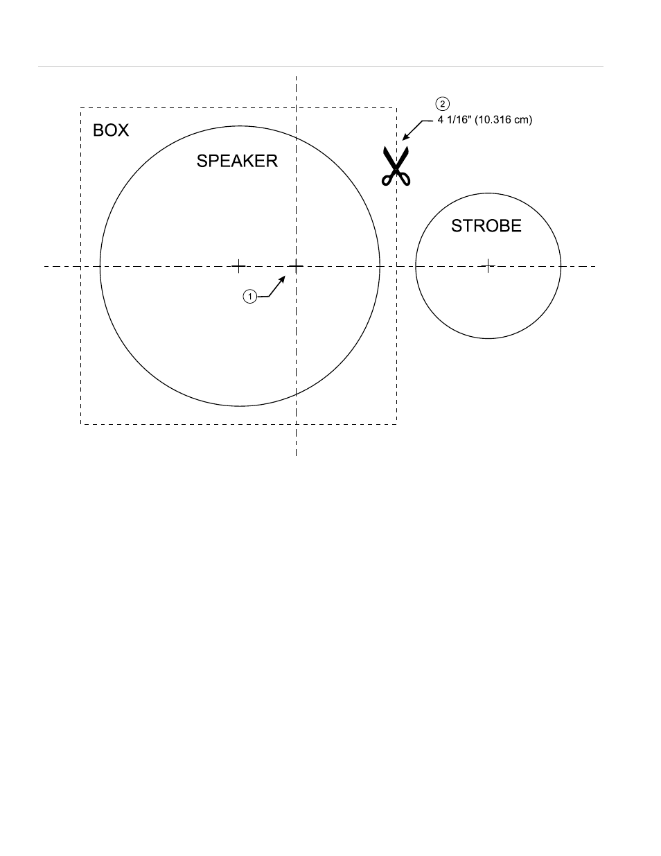 Contact information, Mounting template | Edwards Signaling Genesis Ceiling Speaker-Strobe User Manual | Page 4 / 4