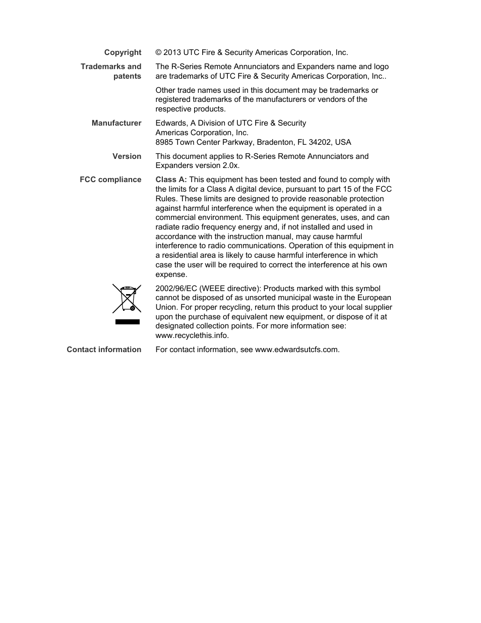 Edwards Signaling R-Series User Manual | Page 2 / 26