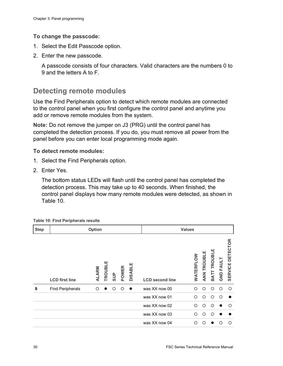 Detecting remote modules | Edwards Signaling FSC Series User Manual | Page 38 / 132