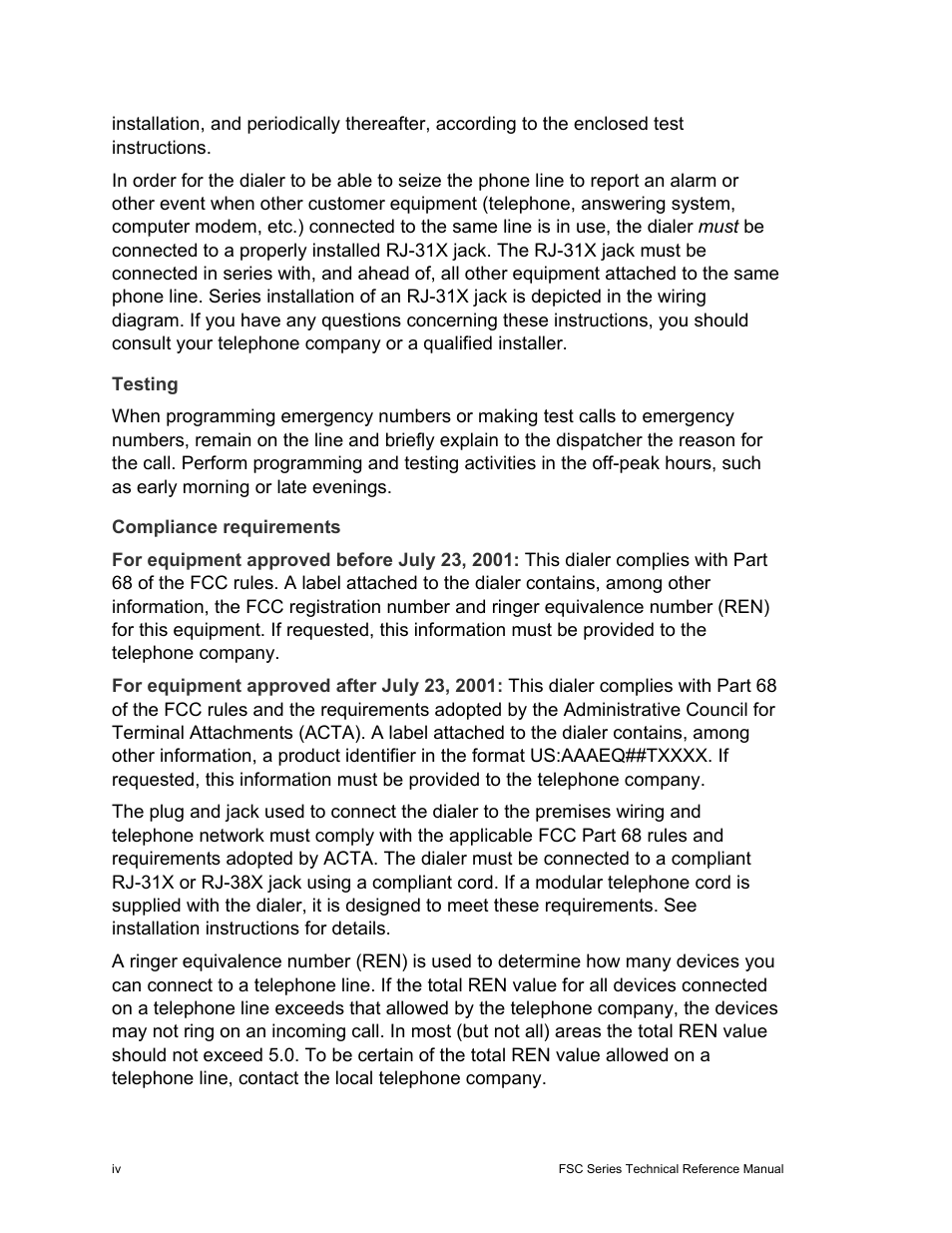 Edwards Signaling FSC Series User Manual | Page 6 / 132