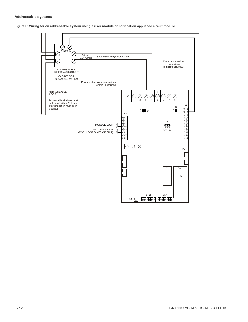 Addressable systems | Edwards Signaling ANS Audio Notification System User Manual | Page 8 / 12