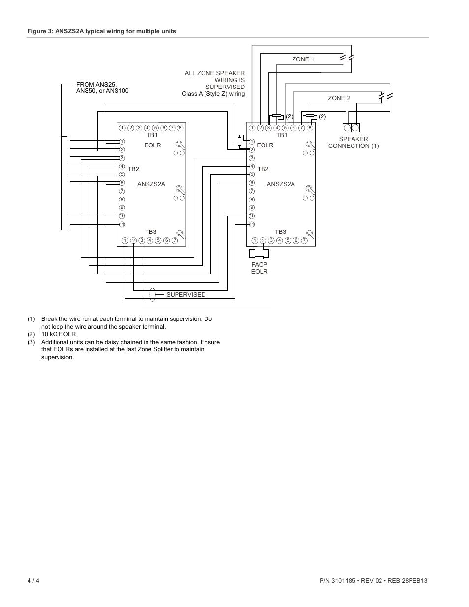 Edwards Signaling ANSZS4B User Manual | Page 4 / 4