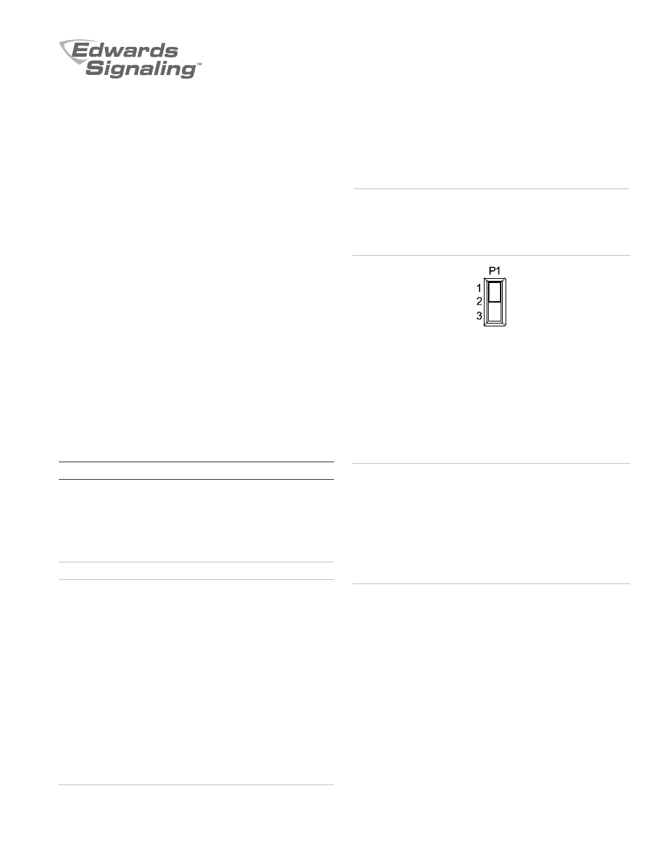 Edwards Signaling E-IDC1A User Manual | 4 pages