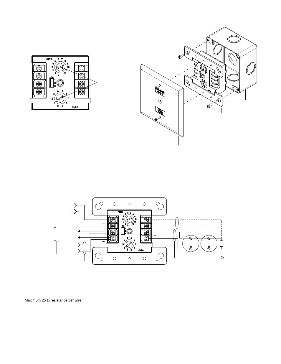 Wiring | Edwards Signaling E-2WIRE User Manual | Page 2 / 4