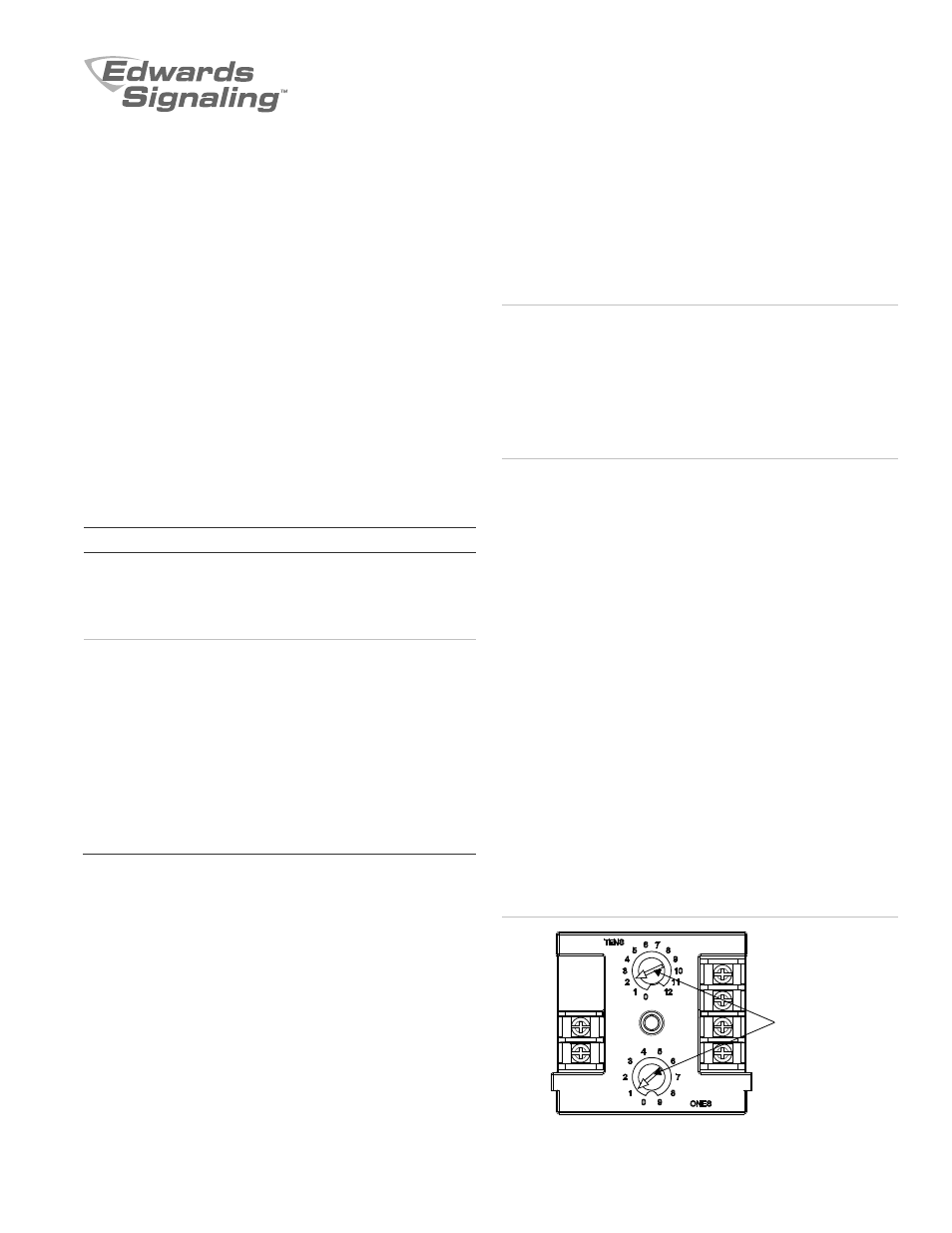 Edwards Signaling E-IDCWS User Manual | 2 pages