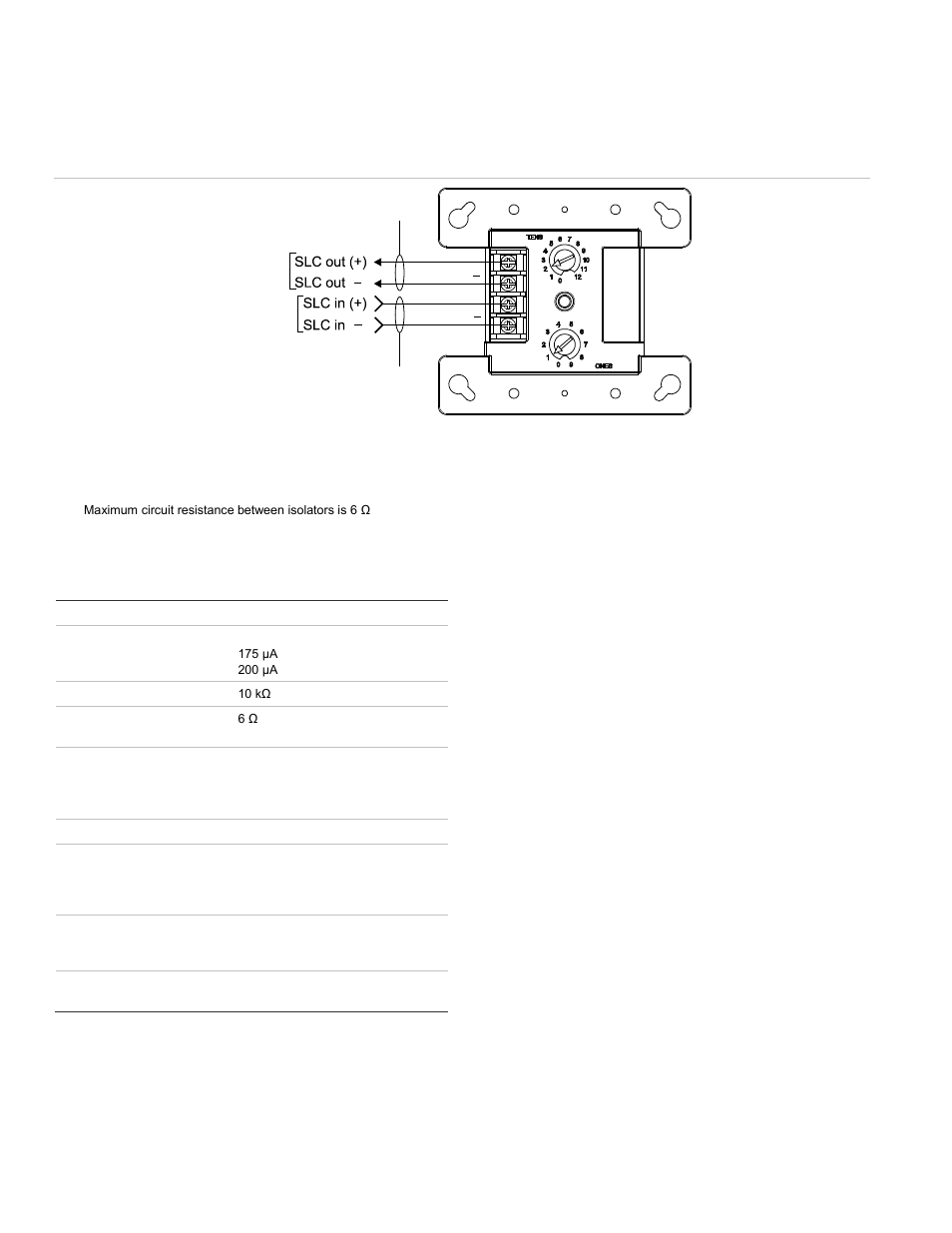 Wiring, Specifications | Edwards Signaling E-ISO User Manual | Page 2 / 2