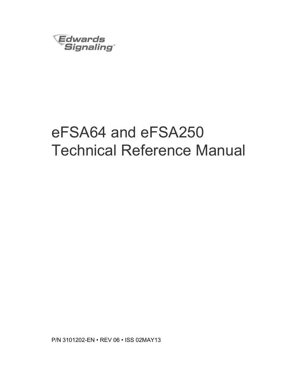 Edwards Signaling eFSA250 User Manual | 288 pages