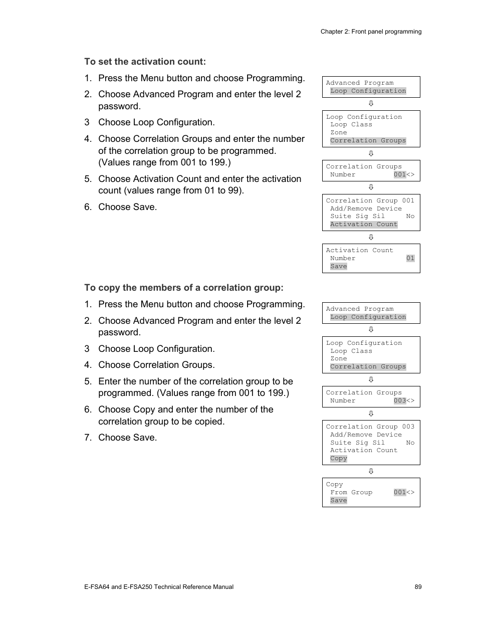 Edwards Signaling eFSA250 User Manual | Page 101 / 288