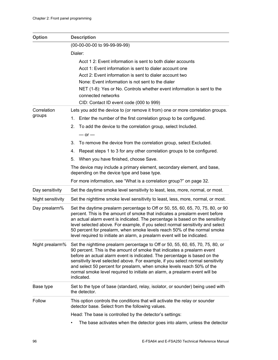 Edwards Signaling eFSA250 User Manual | Page 108 / 288
