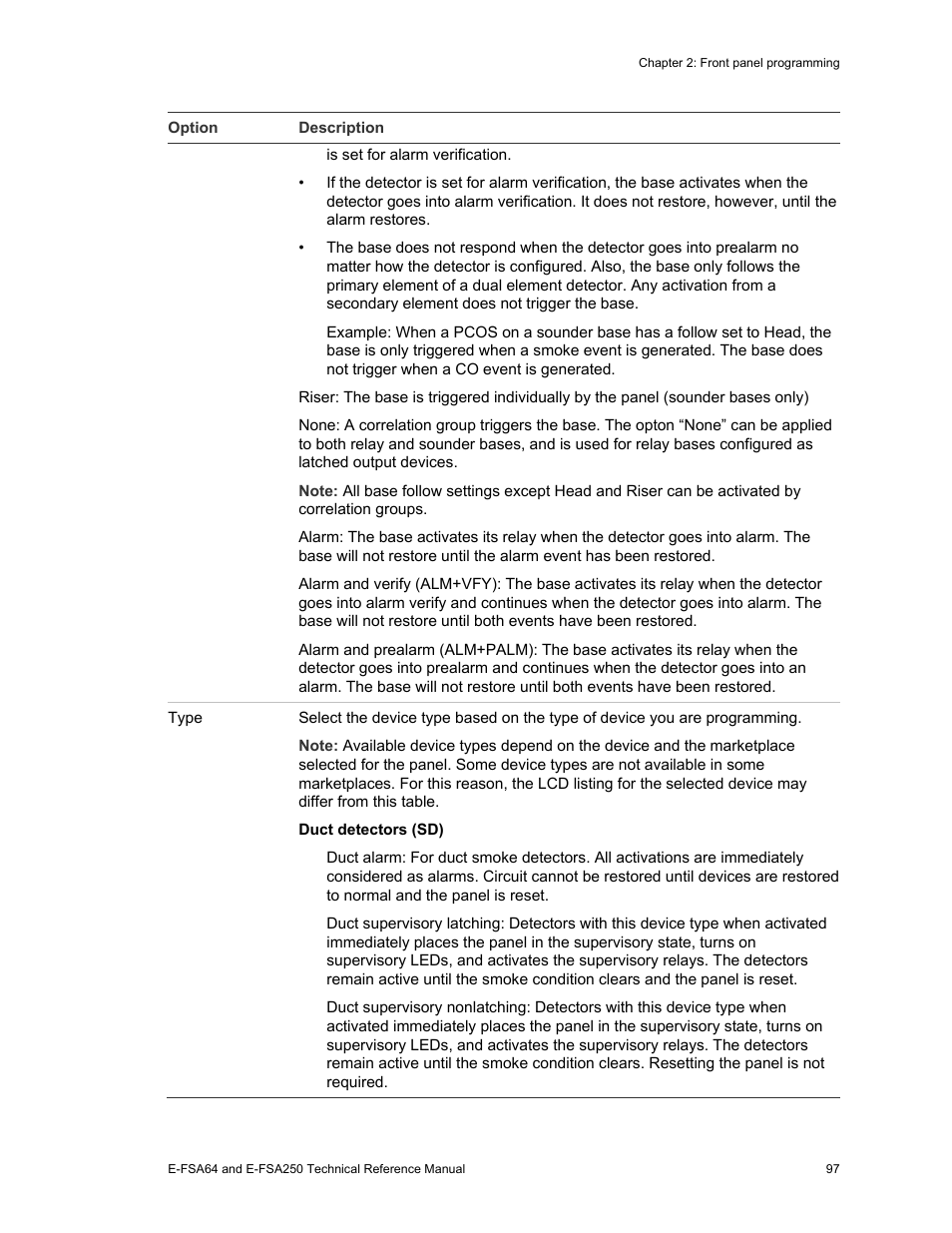 Edwards Signaling eFSA250 User Manual | Page 109 / 288