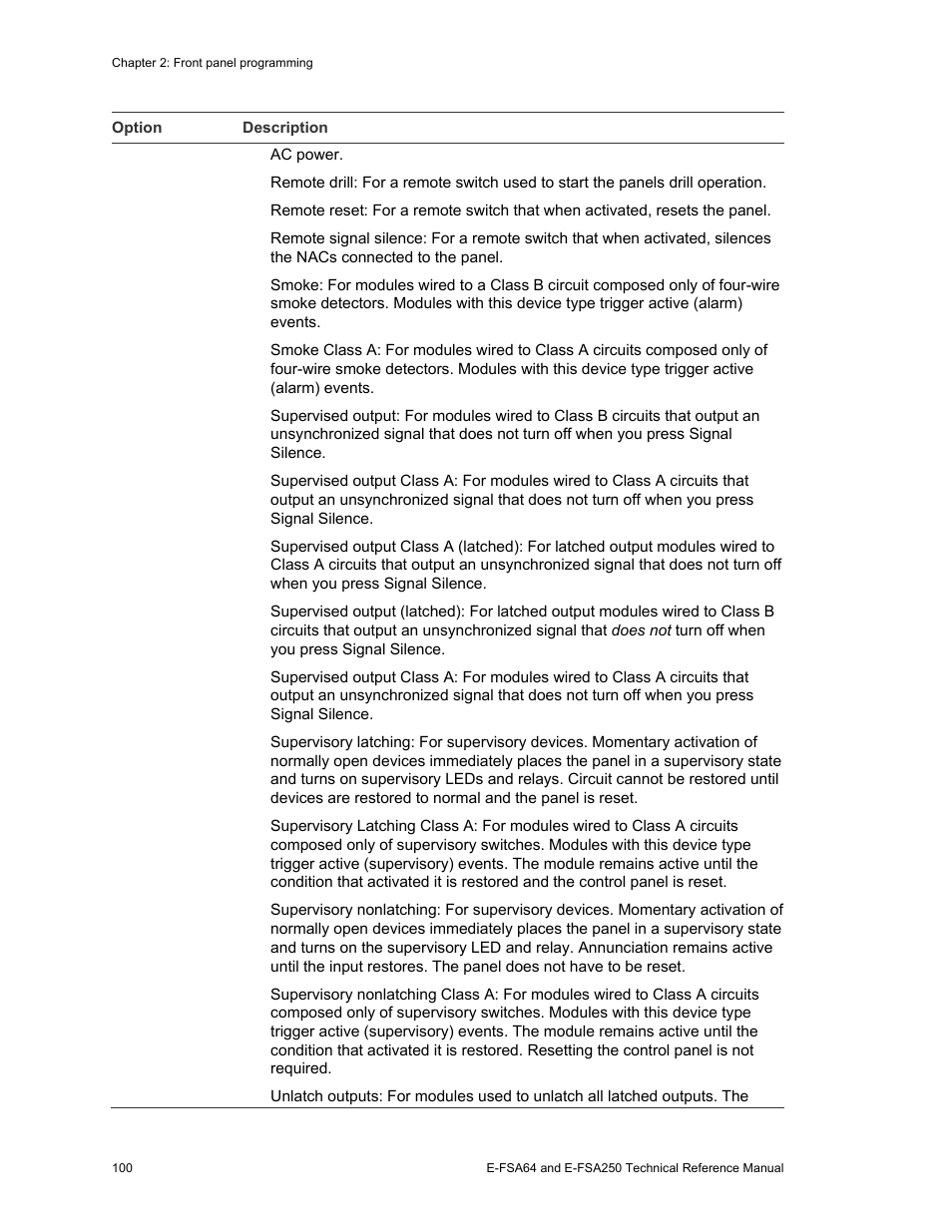Edwards Signaling eFSA250 User Manual | Page 112 / 288