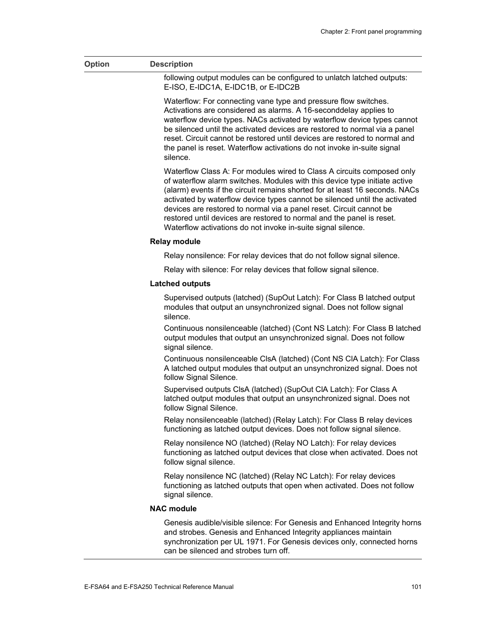 Edwards Signaling eFSA250 User Manual | Page 113 / 288