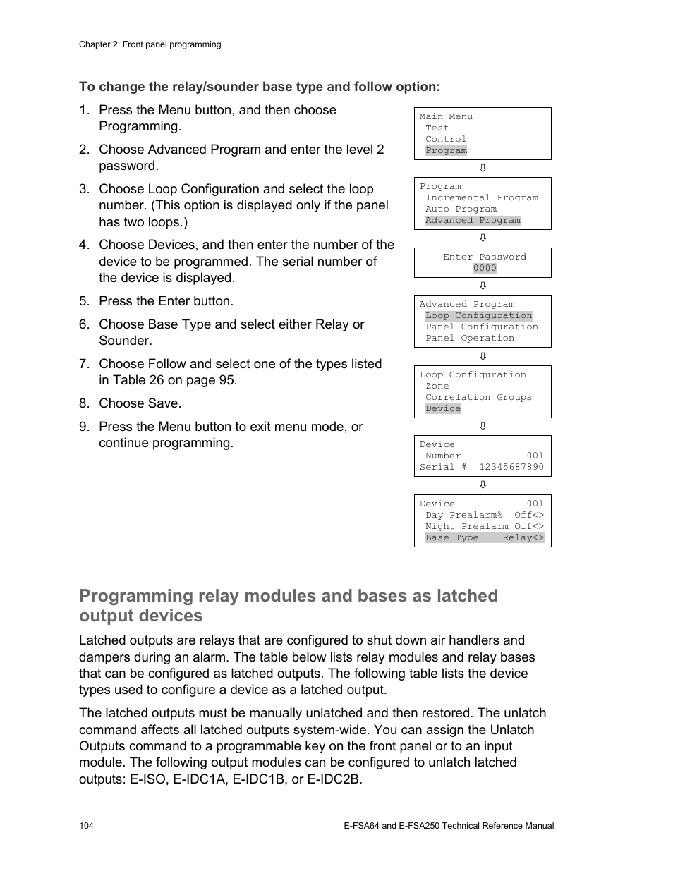 Edwards Signaling eFSA250 User Manual | Page 116 / 288