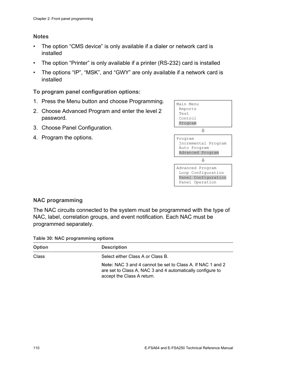 Edwards Signaling eFSA250 User Manual | Page 122 / 288