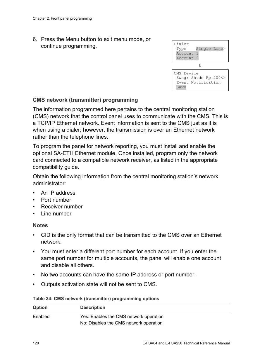 Edwards Signaling eFSA250 User Manual | Page 132 / 288