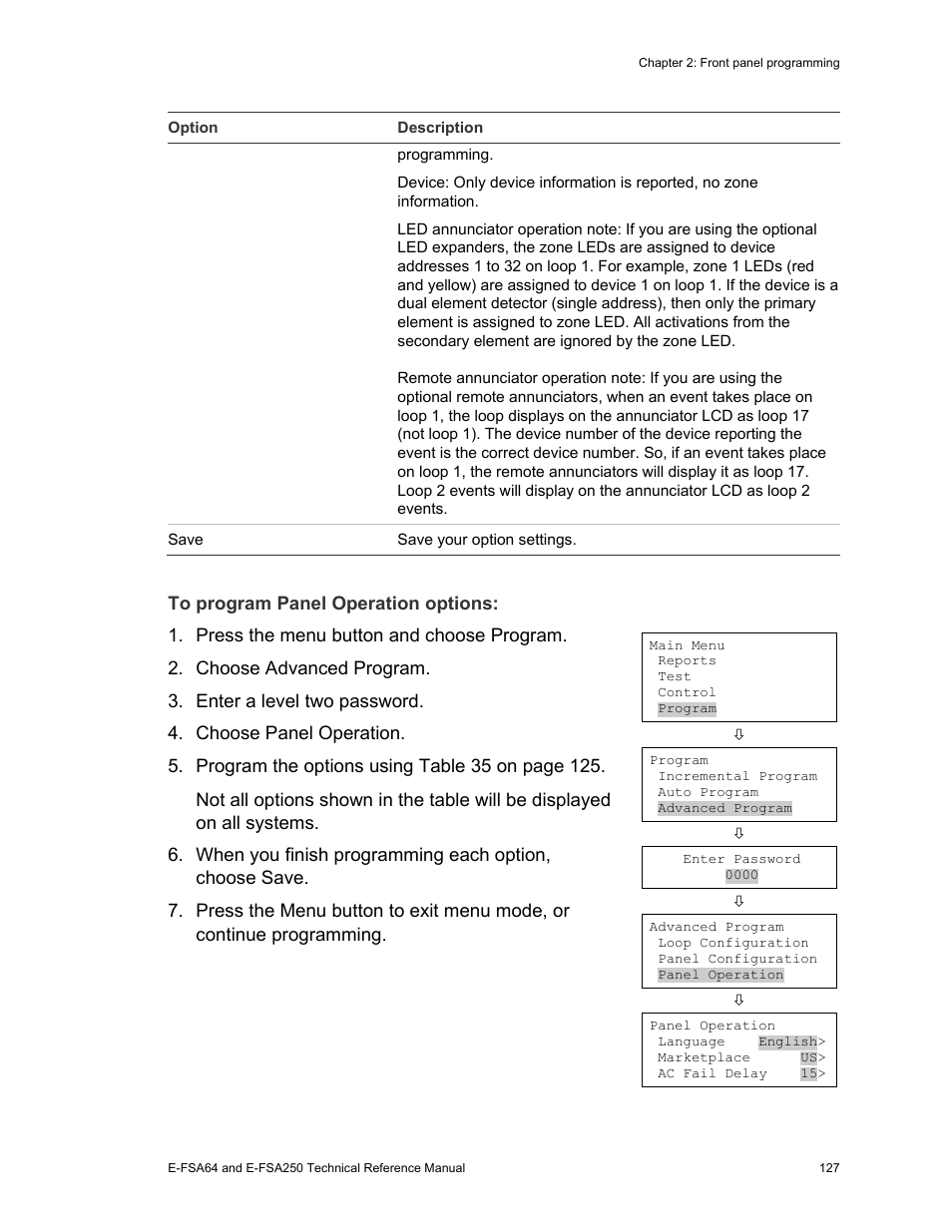 Edwards Signaling eFSA250 User Manual | Page 139 / 288