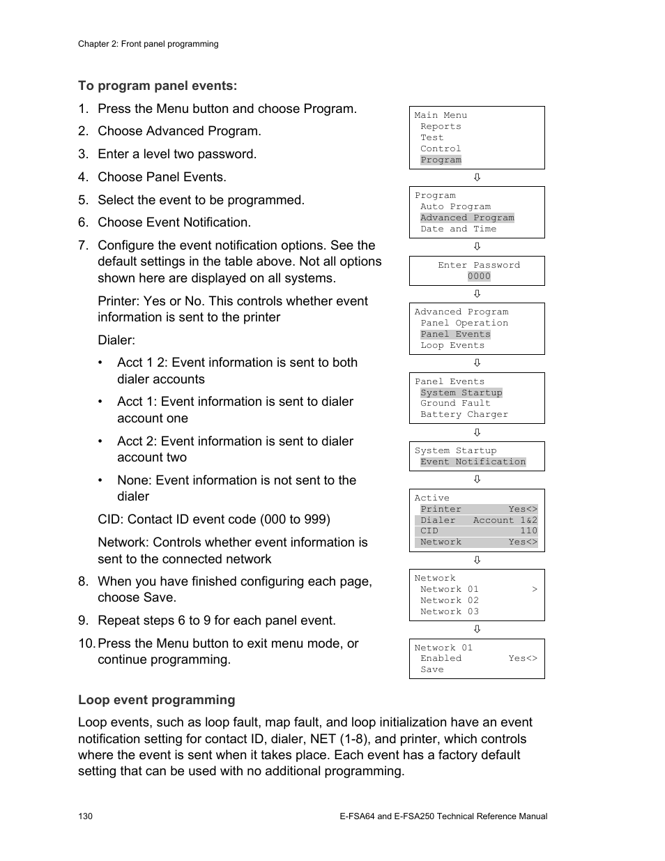 Edwards Signaling eFSA250 User Manual | Page 142 / 288