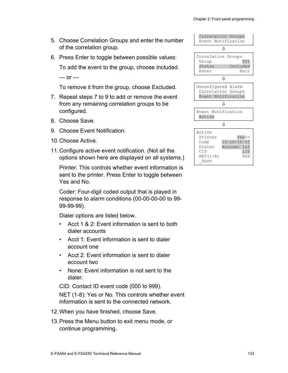 Edwards Signaling eFSA250 User Manual | Page 145 / 288