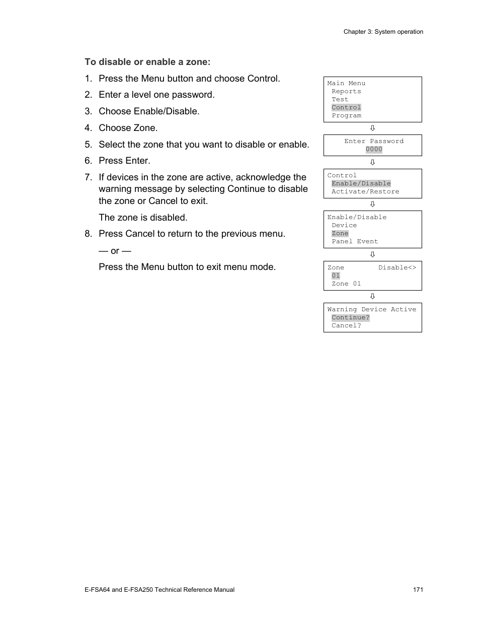 Edwards Signaling eFSA250 User Manual | Page 183 / 288