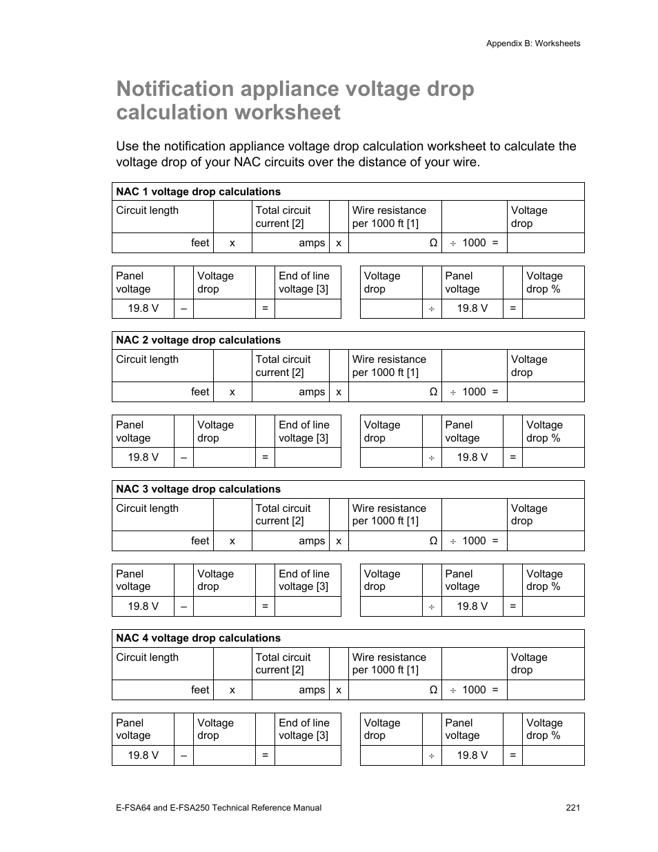 Edwards Signaling eFSA250 User Manual | Page 233 / 288