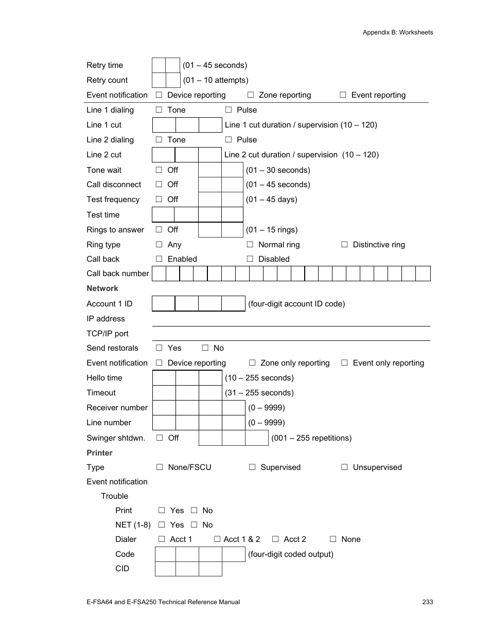 Edwards Signaling eFSA250 User Manual | Page 245 / 288