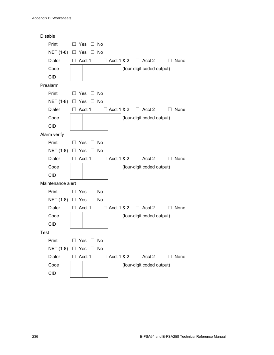 Edwards Signaling eFSA250 User Manual | Page 248 / 288