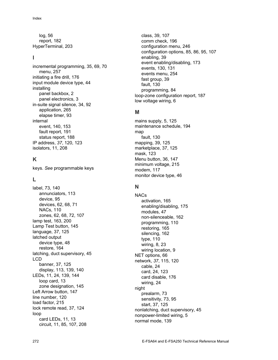 Edwards Signaling eFSA250 User Manual | Page 284 / 288