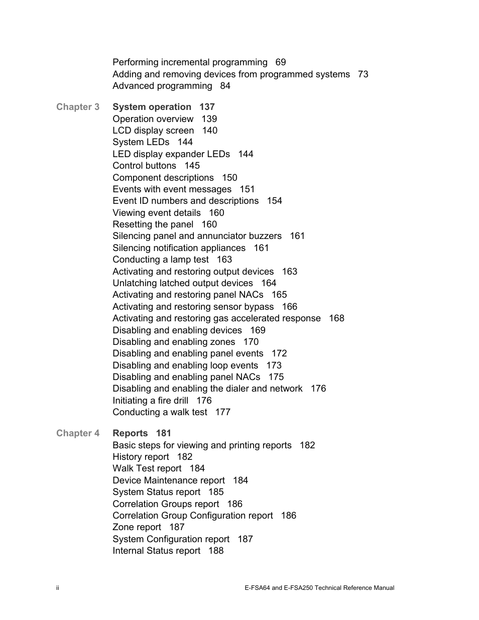 Edwards Signaling eFSA250 User Manual | Page 4 / 288
