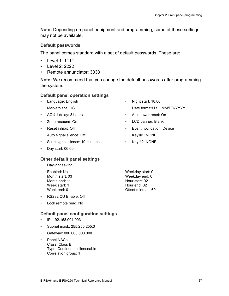 Edwards Signaling eFSA250 User Manual | Page 49 / 288