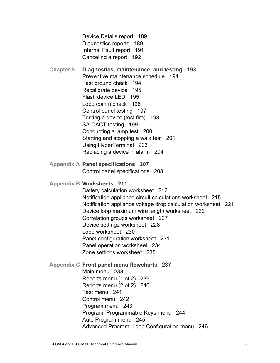 Edwards Signaling eFSA250 User Manual | Page 5 / 288