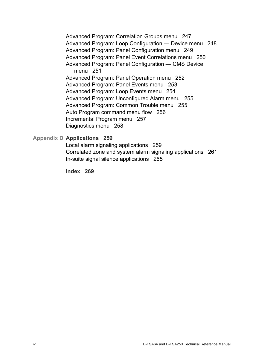 Edwards Signaling eFSA250 User Manual | Page 6 / 288