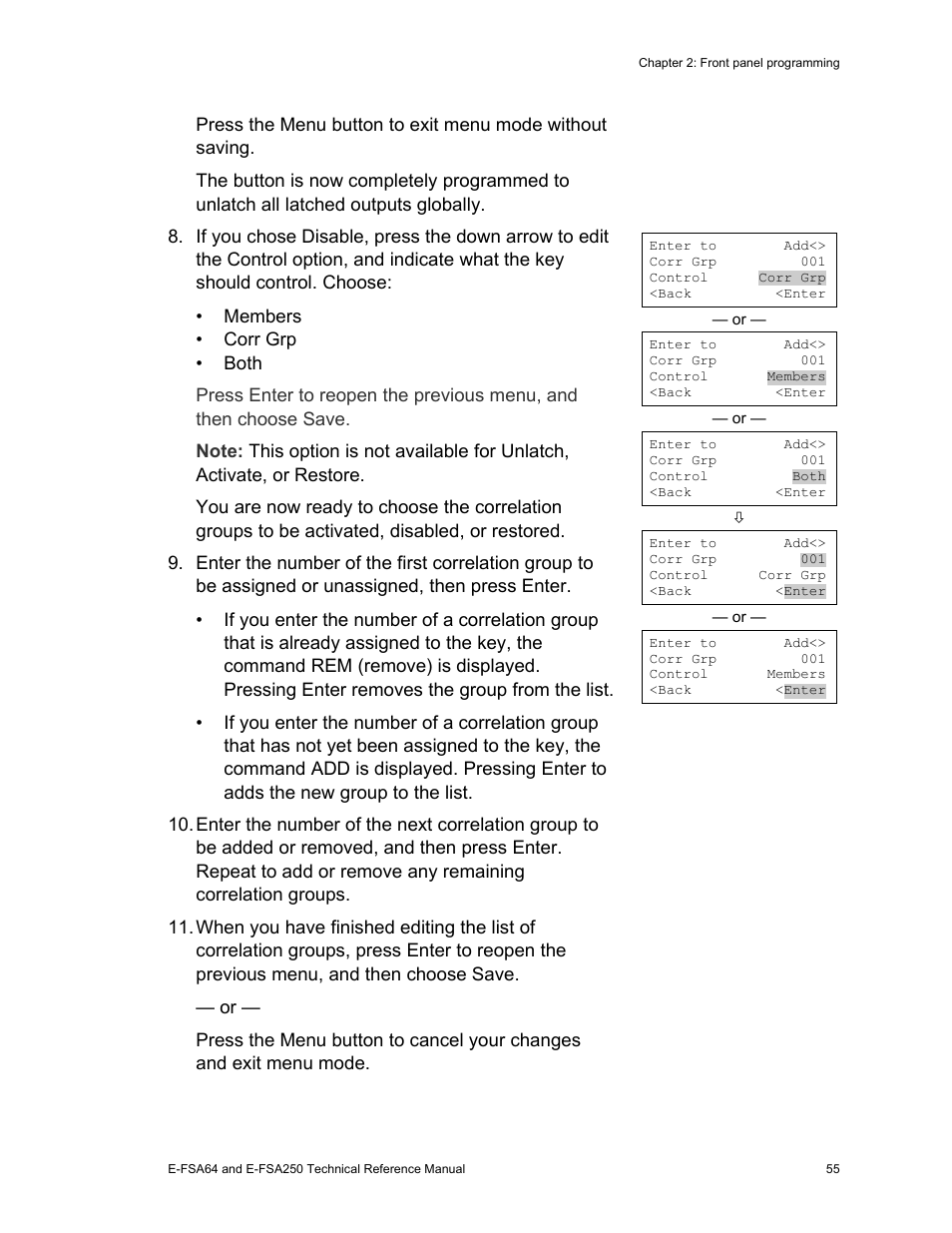 Edwards Signaling eFSA250 User Manual | Page 67 / 288